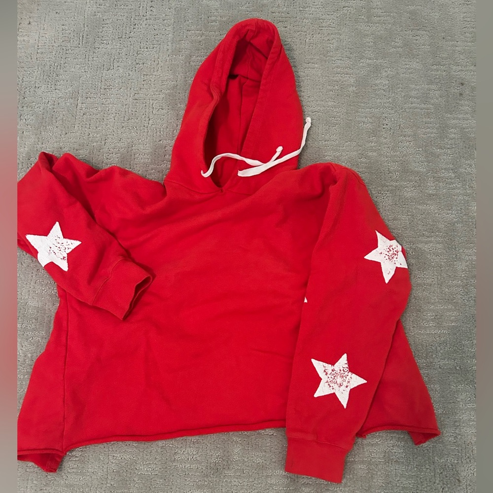 Current Elliot cropped hoodie